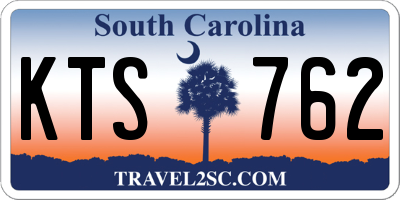 SC license plate KTS762