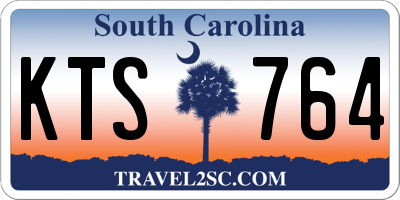 SC license plate KTS764