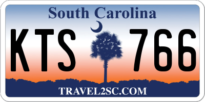 SC license plate KTS766