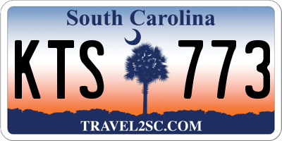 SC license plate KTS773