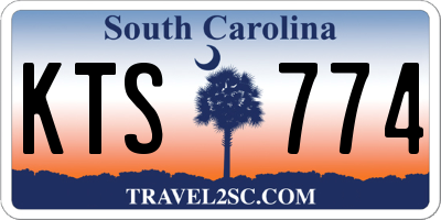 SC license plate KTS774