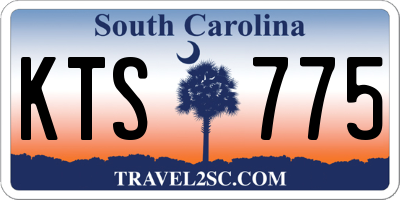 SC license plate KTS775