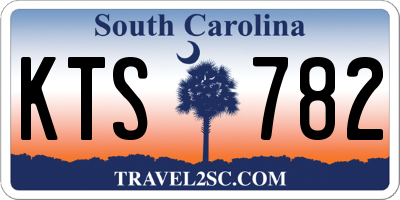 SC license plate KTS782