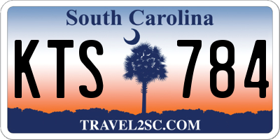 SC license plate KTS784