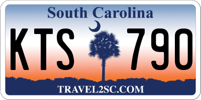 SC license plate KTS790