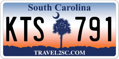 SC license plate KTS791