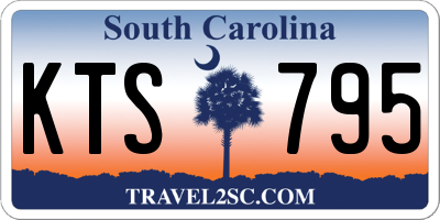 SC license plate KTS795