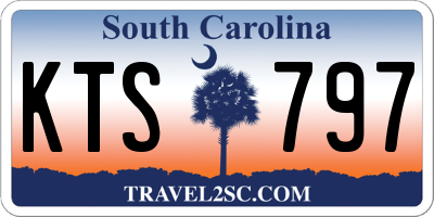 SC license plate KTS797