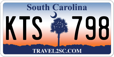SC license plate KTS798