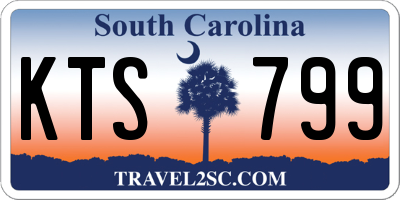 SC license plate KTS799