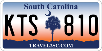 SC license plate KTS810