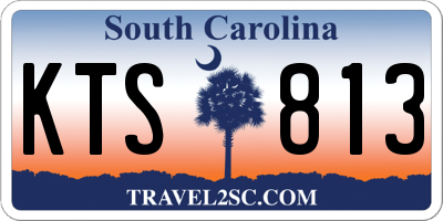 SC license plate KTS813