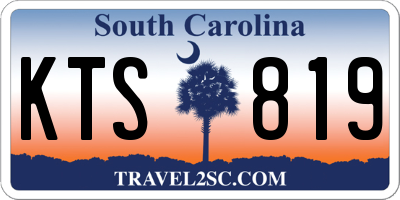 SC license plate KTS819