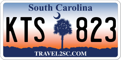 SC license plate KTS823