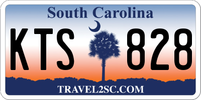 SC license plate KTS828
