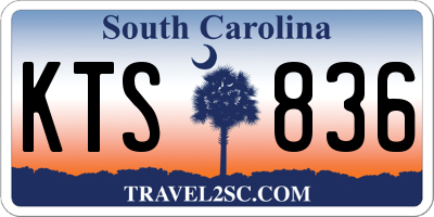 SC license plate KTS836