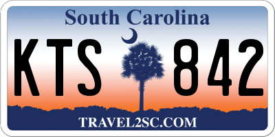 SC license plate KTS842
