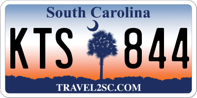 SC license plate KTS844