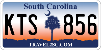 SC license plate KTS856