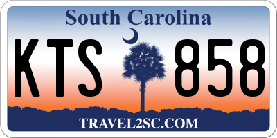 SC license plate KTS858