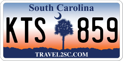 SC license plate KTS859