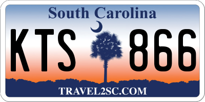 SC license plate KTS866