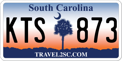 SC license plate KTS873