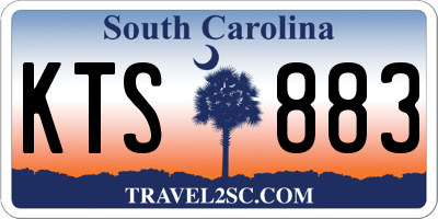 SC license plate KTS883