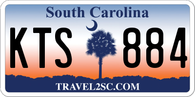 SC license plate KTS884