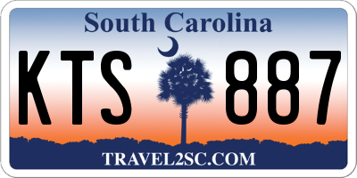 SC license plate KTS887