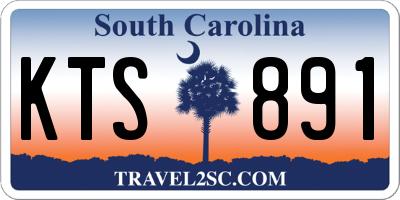 SC license plate KTS891