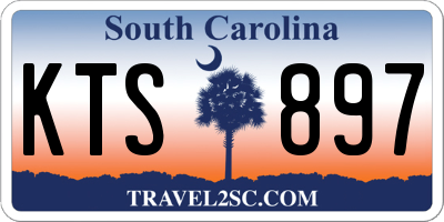 SC license plate KTS897
