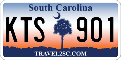 SC license plate KTS901