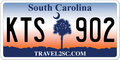 SC license plate KTS902