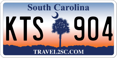 SC license plate KTS904