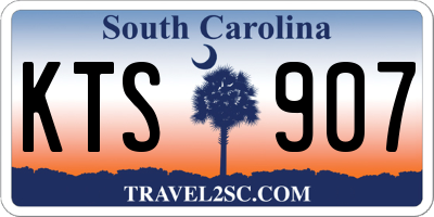 SC license plate KTS907