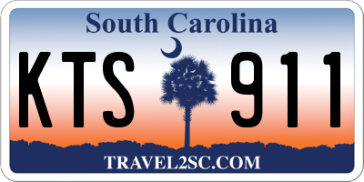 SC license plate KTS911