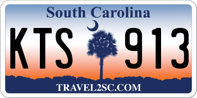 SC license plate KTS913