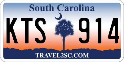 SC license plate KTS914