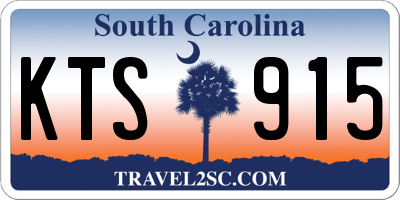 SC license plate KTS915