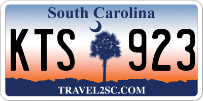 SC license plate KTS923