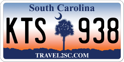 SC license plate KTS938