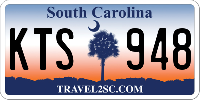 SC license plate KTS948