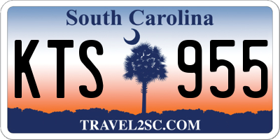 SC license plate KTS955