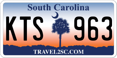 SC license plate KTS963