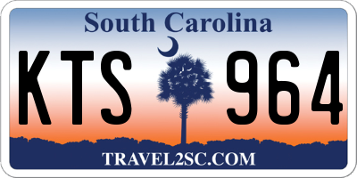 SC license plate KTS964