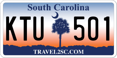 SC license plate KTU501