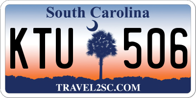 SC license plate KTU506