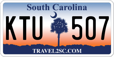 SC license plate KTU507