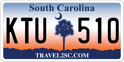 SC license plate KTU510